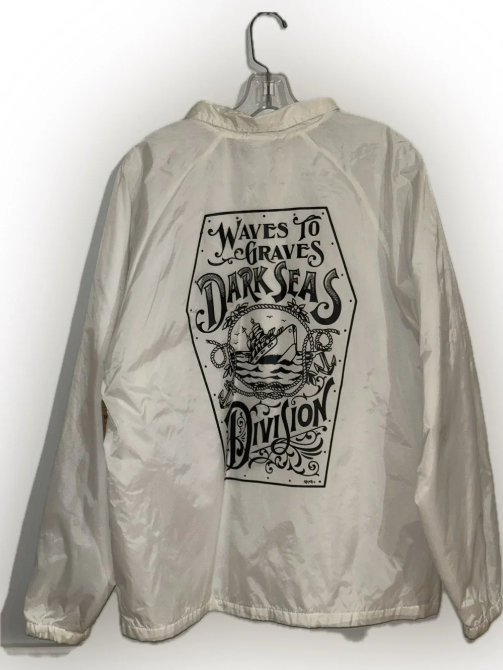 Loser Machine Company Dark Seas Division Waves to Graves Windbreaker Jacket